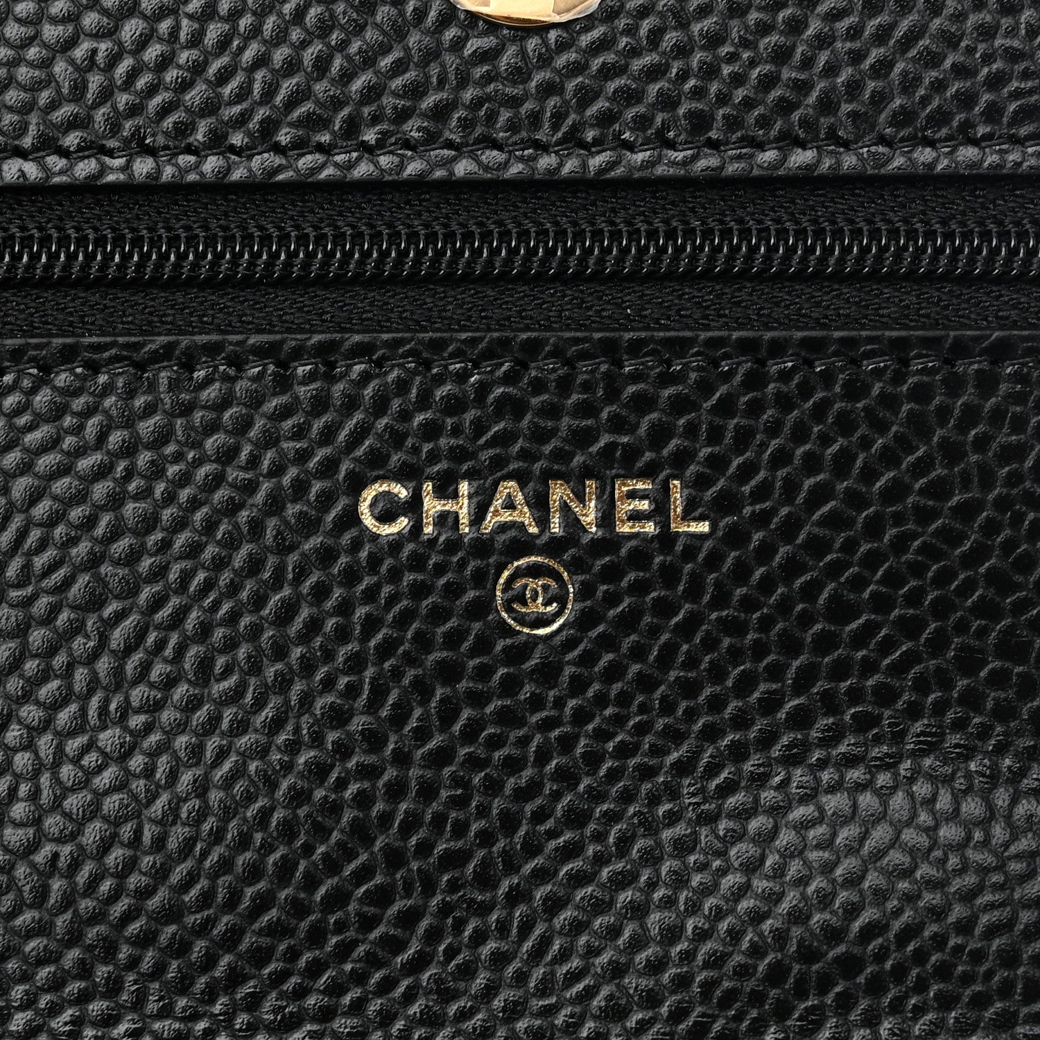 Chanel Caviar Quilted Wallet On Chain WOC Black 5 of 11