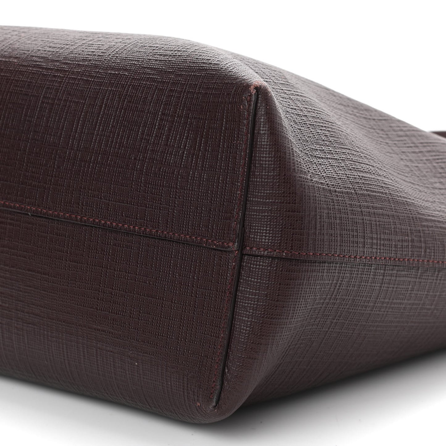 Saffiano Shopper Tote Burgundy