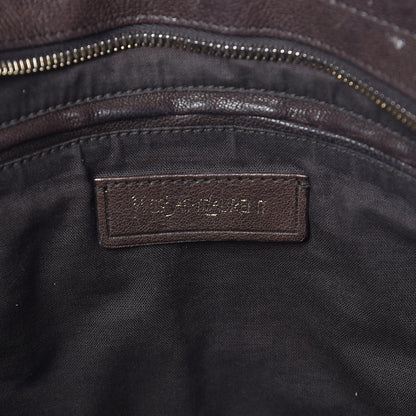 Saint Laurent Sheepskin Large Cabas ChYc Dark Brown 6 of 16