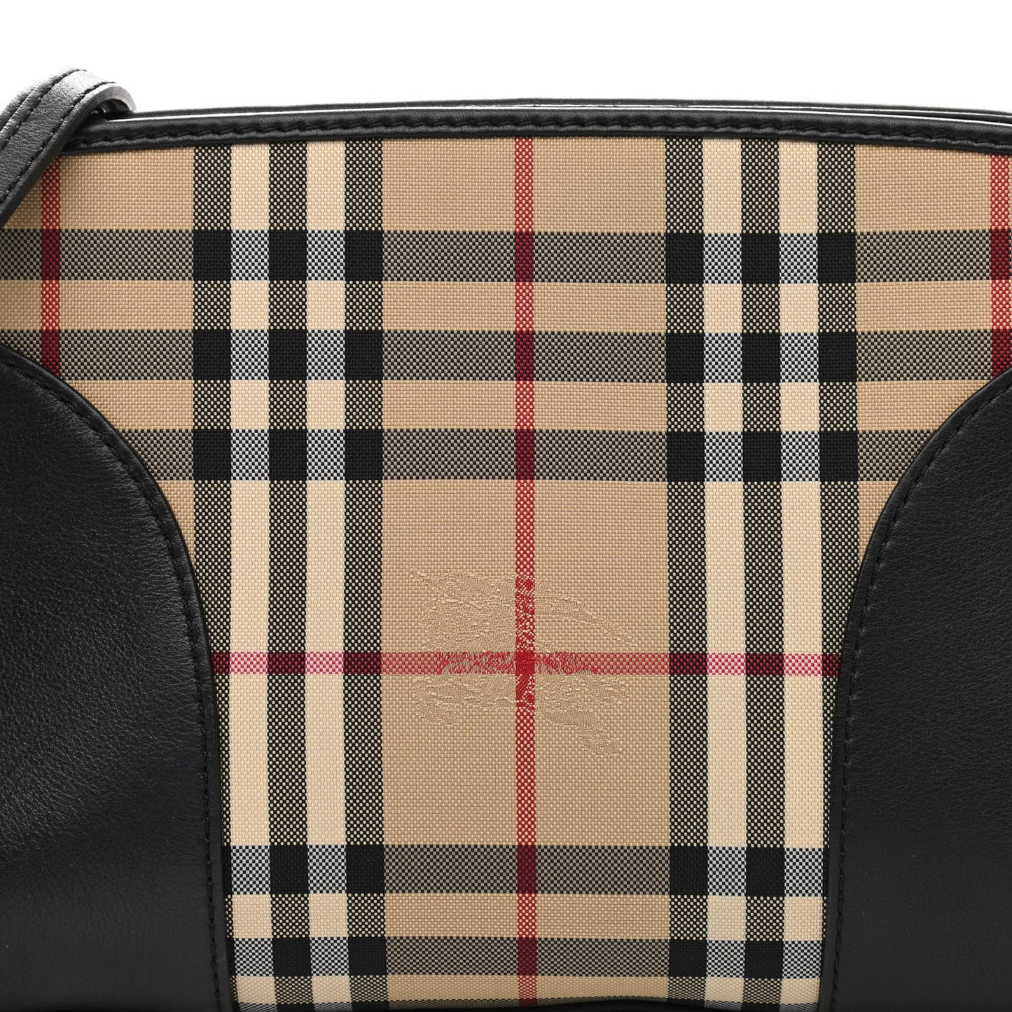 Horseferry Check Small Chichester Crossbody Clutch Bag Black