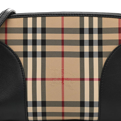 Burberry Horseferry Check Small Chichester Crossbody Clutch Bag Black 9 of 12