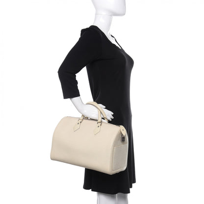 Louis Vuitton Epi Speedy 30 Ivory 2 of 12