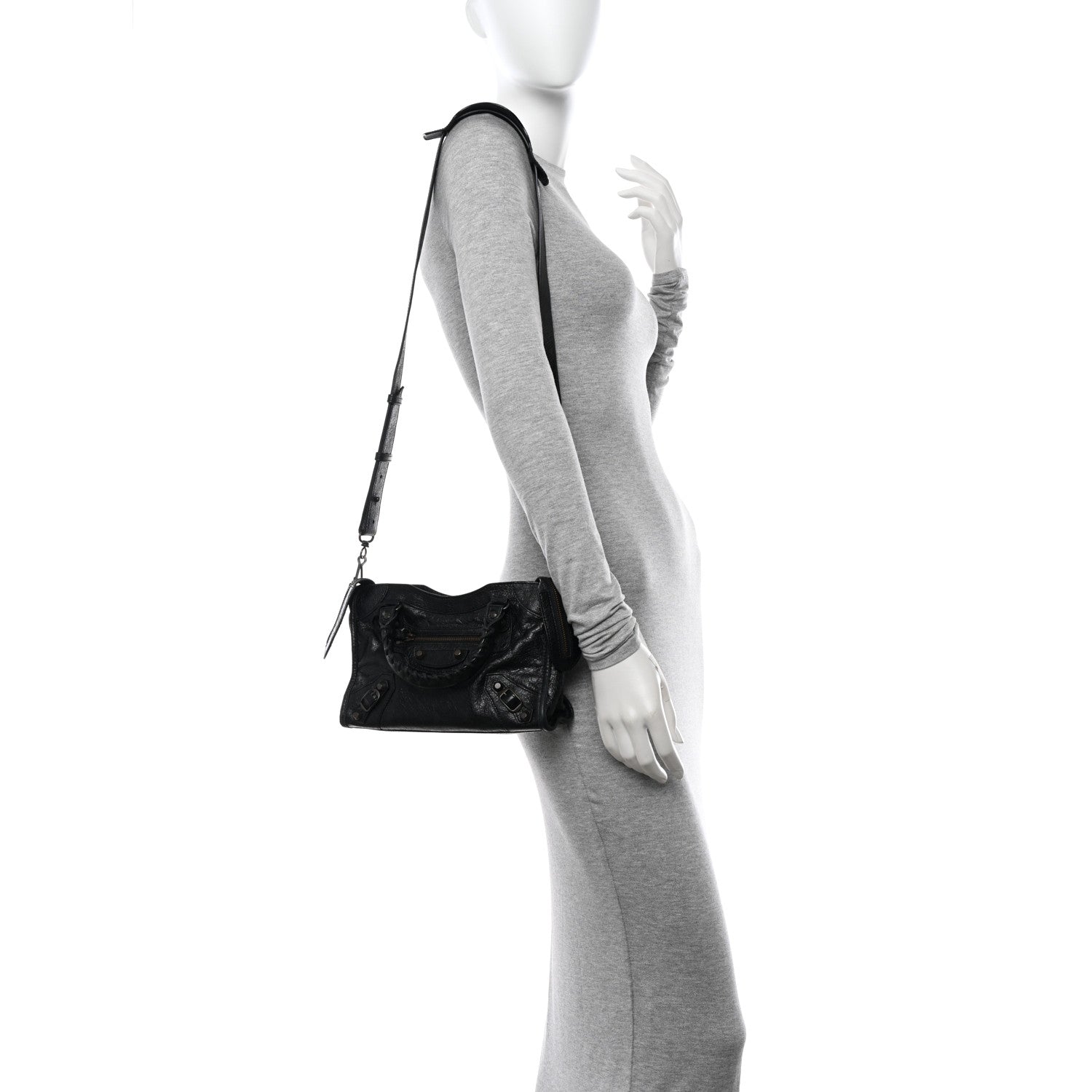 Balenciaga Agneau Classic Hardware Mini City Black 2 of 16