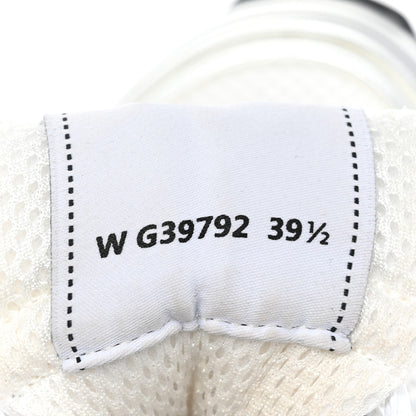 Chanel Fabric Laminated Calfskin Stretch CC Sneakers 39.5 White Silver 7 of 11
