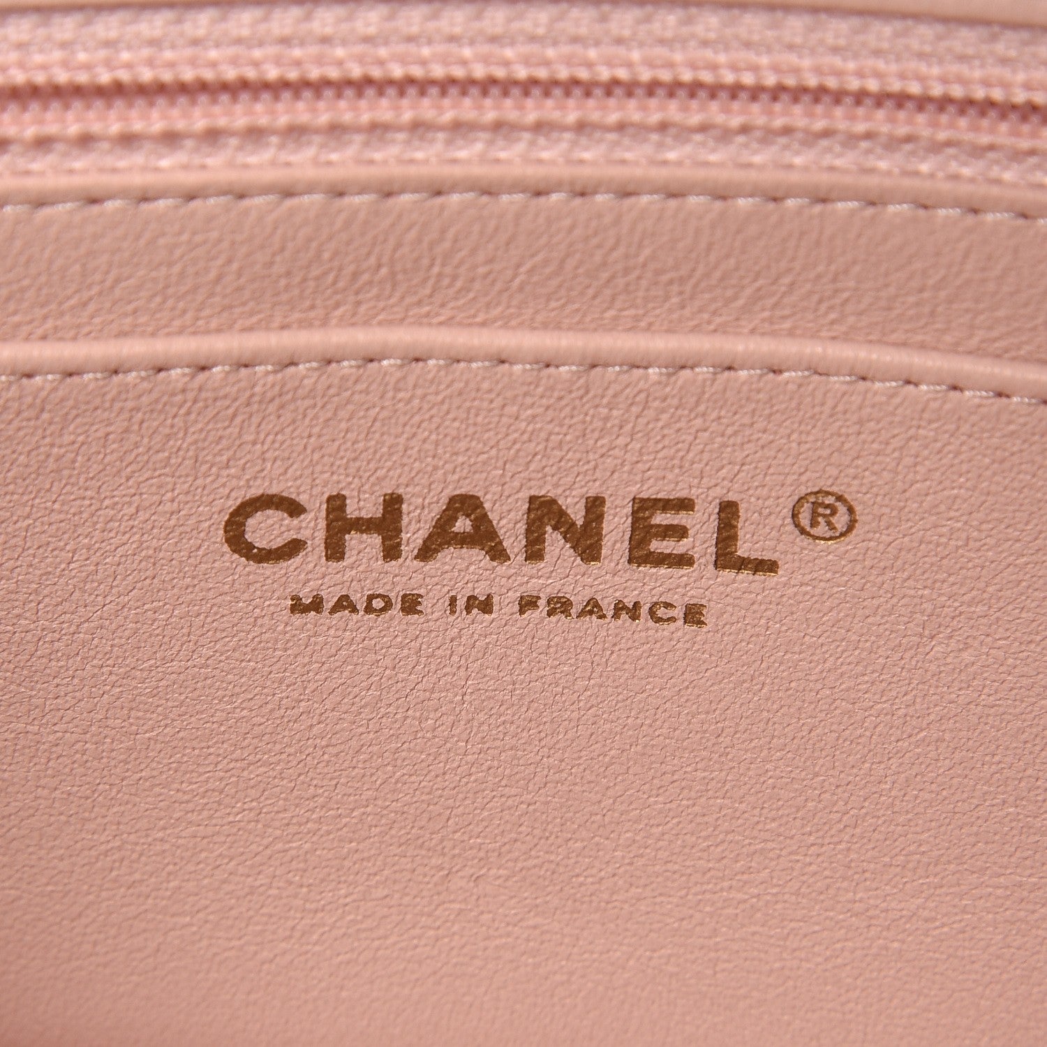 Chanel Lambskin Quilted Mini Rectangular Flap Light Pink 7 of 13