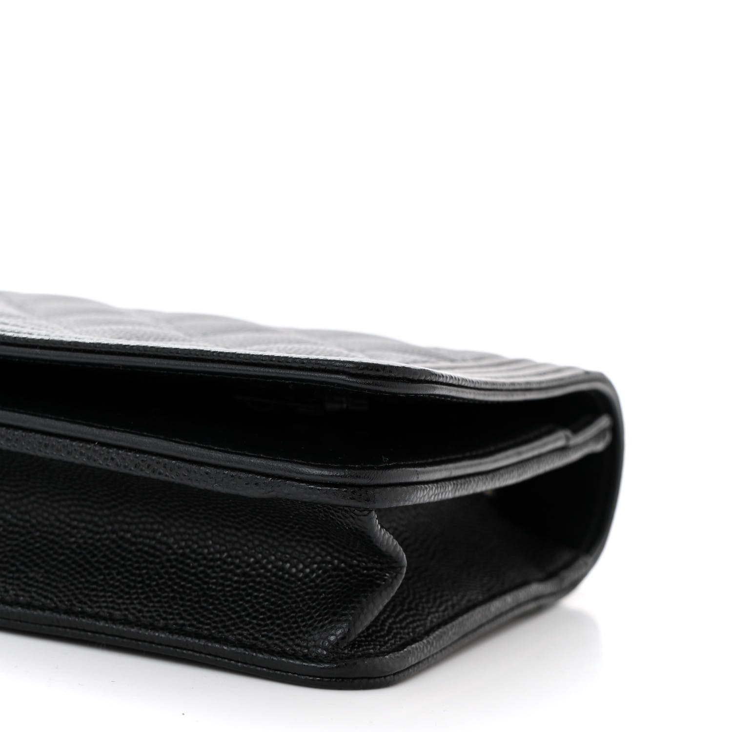 Chanel Caviar Quilted Boy Wallet On Chain WOC Black 11 of 11