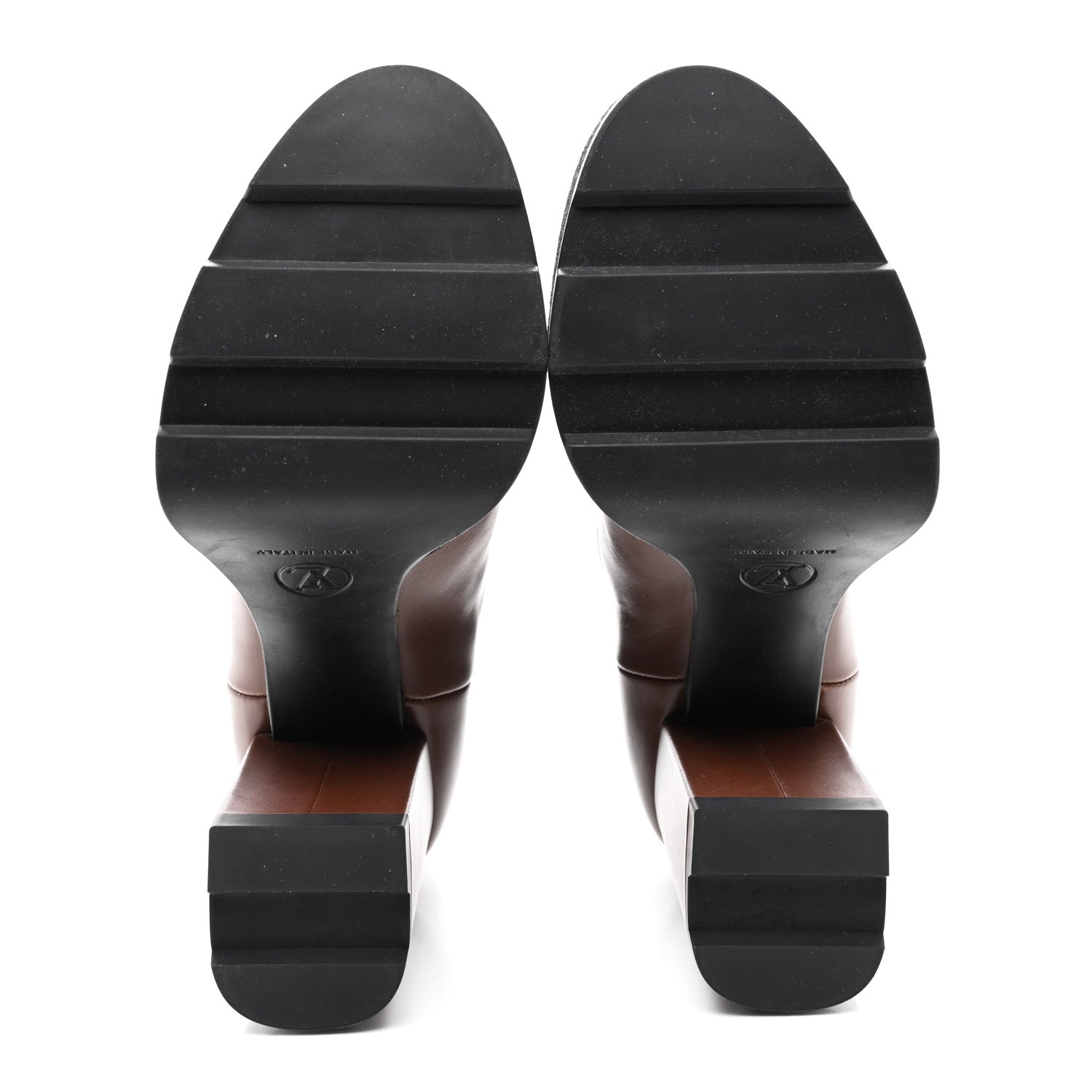 Louis Vuitton LV BEAUBOURG ANKLE BOOT 38.5 Cognac 5 of 9