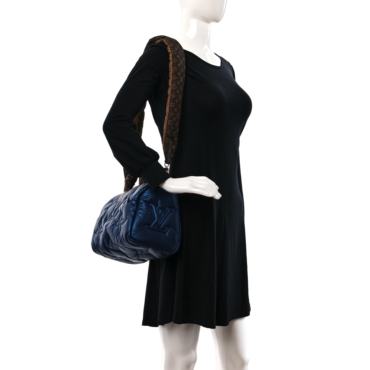 Louis Vuitton Econyl Mini Monogram Pillow Speedy Bandouliere 25 Navy 2 of 8