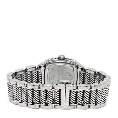 David Yurman Stainless Steel Diamond Mother of Pearl 25mm Thoroughbred Quartz Watch 3 of 5