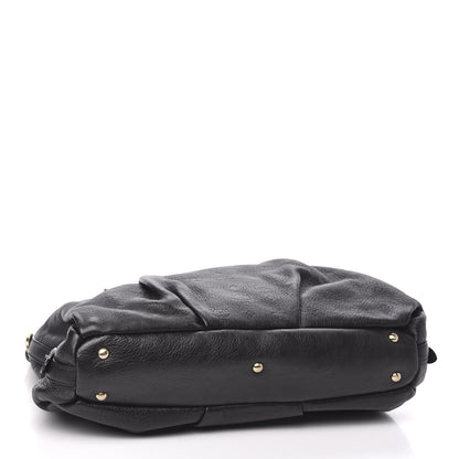 MCM Calfskin Ottomar Monogram Tote Black 4 of 9
