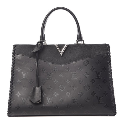 Louis Vuitton Monogram Cuir Plume Very Zipped Tote Black 1 of 7