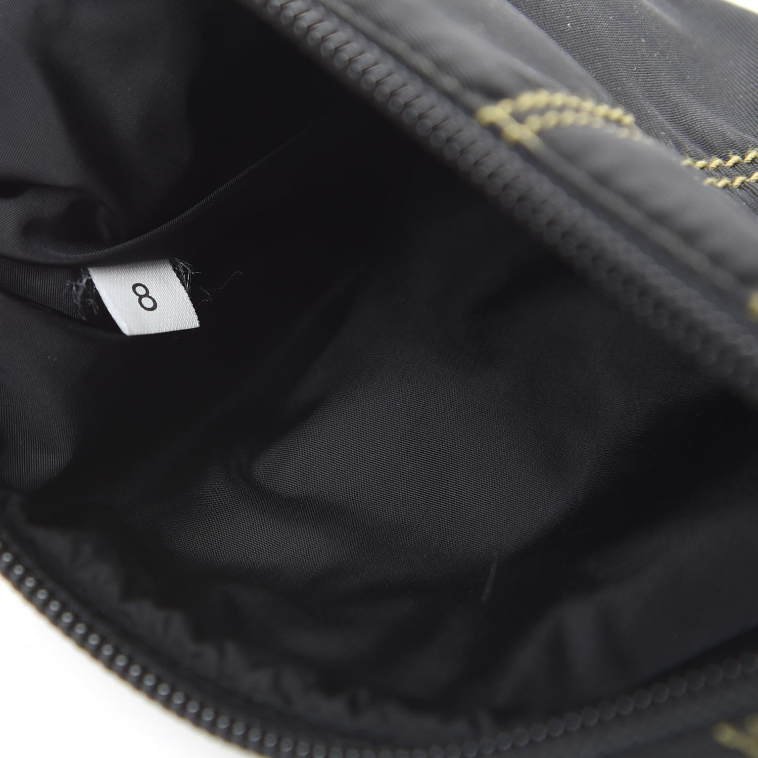 Prada Tessuto Nylon Cosmetic Pouch Black 7 of 7