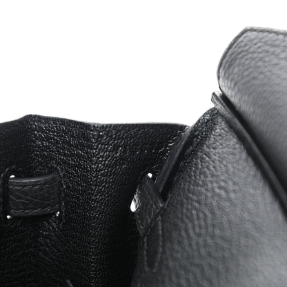 Hermes Togo Birkin 25 Black 5 of 10
