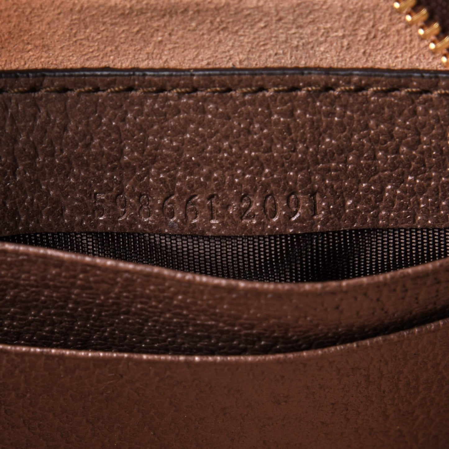 GG Supreme Monogram Web Mini Ophidia Round Backpack Brown