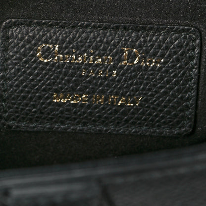 Christian Dior Grained Calfskin Mini Saddle Bag Black 6 of 11