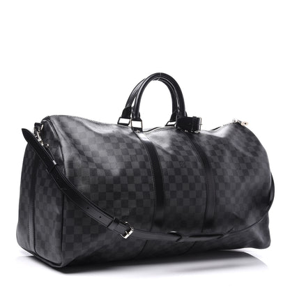 Louis Vuitton Damier Graphite Keepall Bandouliere 55 3 of 14