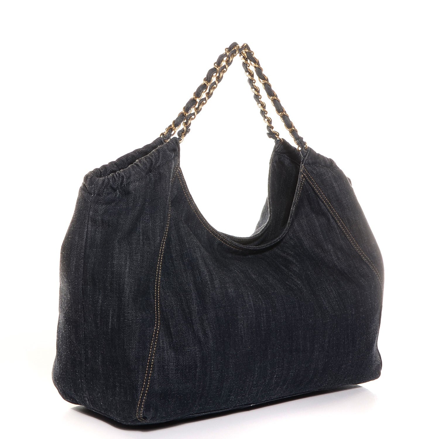 Chanel Denim Coco Cabas Tote 3 of 7