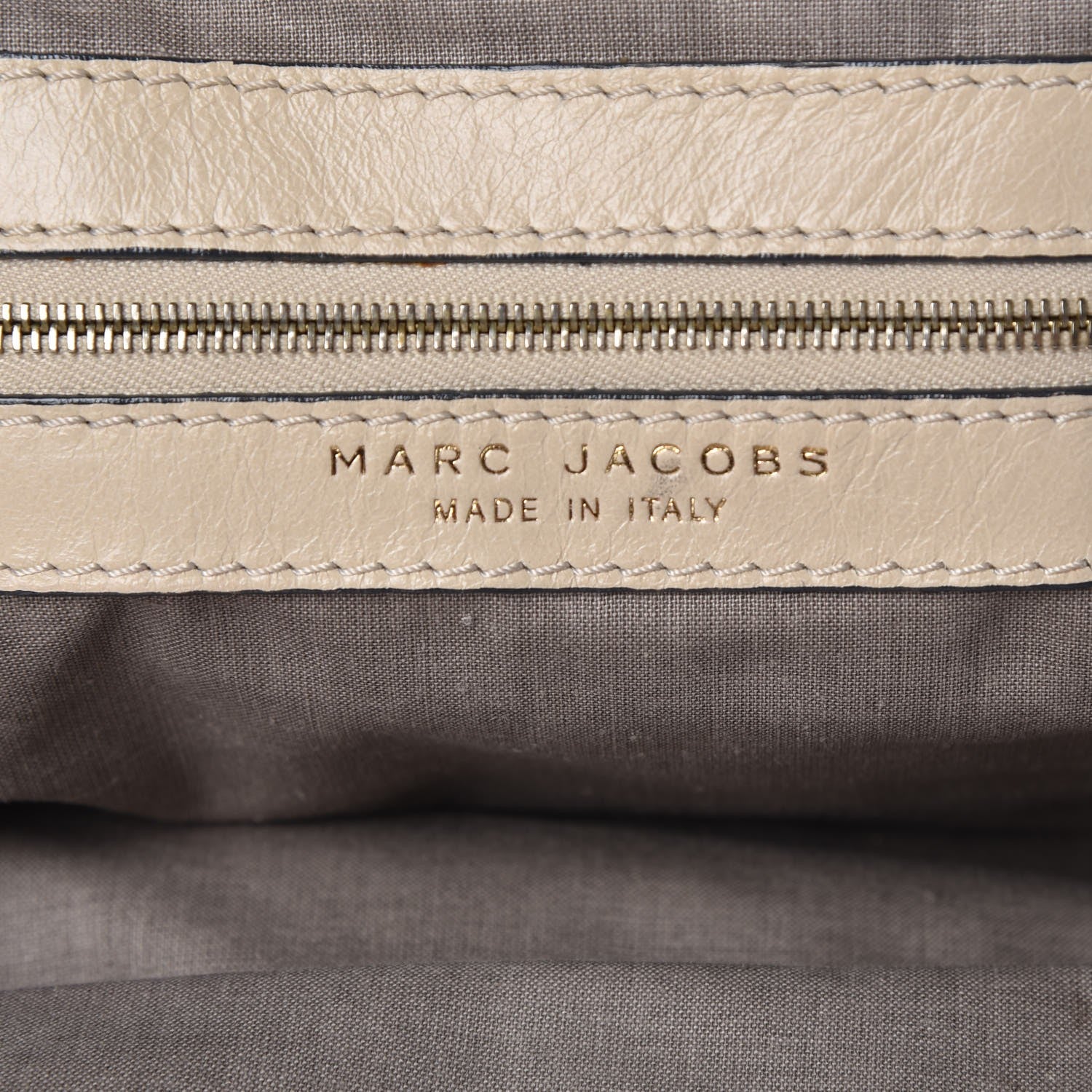 Marc Jacobs Calfskin Patchwork Little Stam Beige 6 of 9