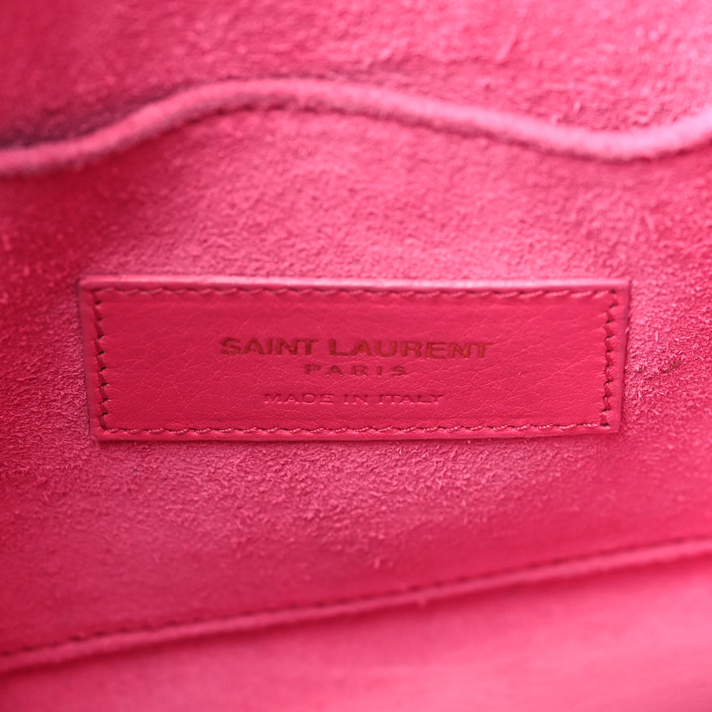 Calfskin Sac De Jour Nano Lipstick Fuchsia