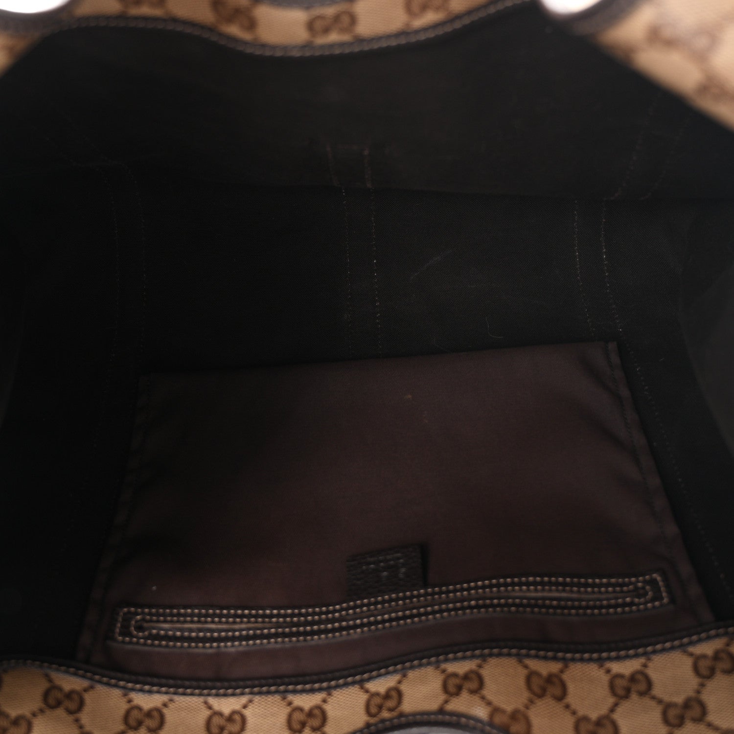 Gucci Crystal Monogram Dollar Calfskin Medium Joy Shoulder Bag Beige Ebony Testa Di Moro 5 of 10