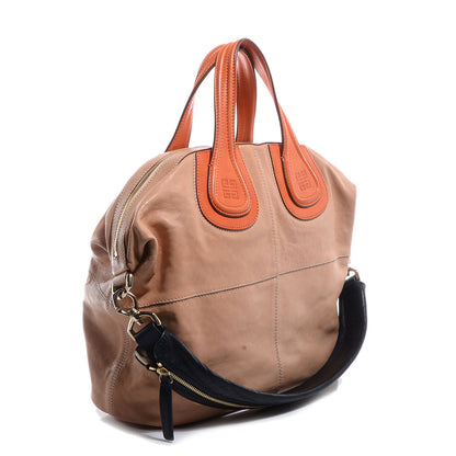 Givenchy Lambskin Zanzi Tri-Color Medium Nightingale Natural Orange Black 3 of 8