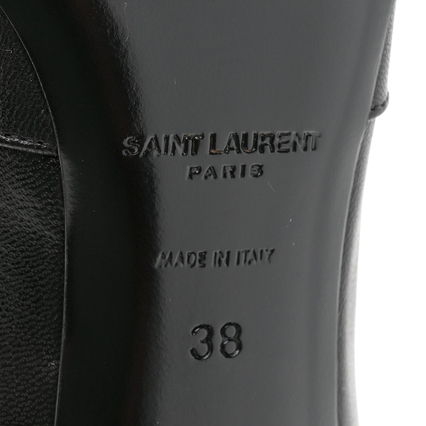 Goatskin Crystal Buckle Claude 90 Ankle Booties 38 Black