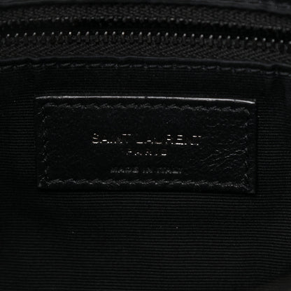 Saint Laurent Crinkled Calfskin Matelasse Monogram Medium Niki Shopper Tote Black 8 of 10