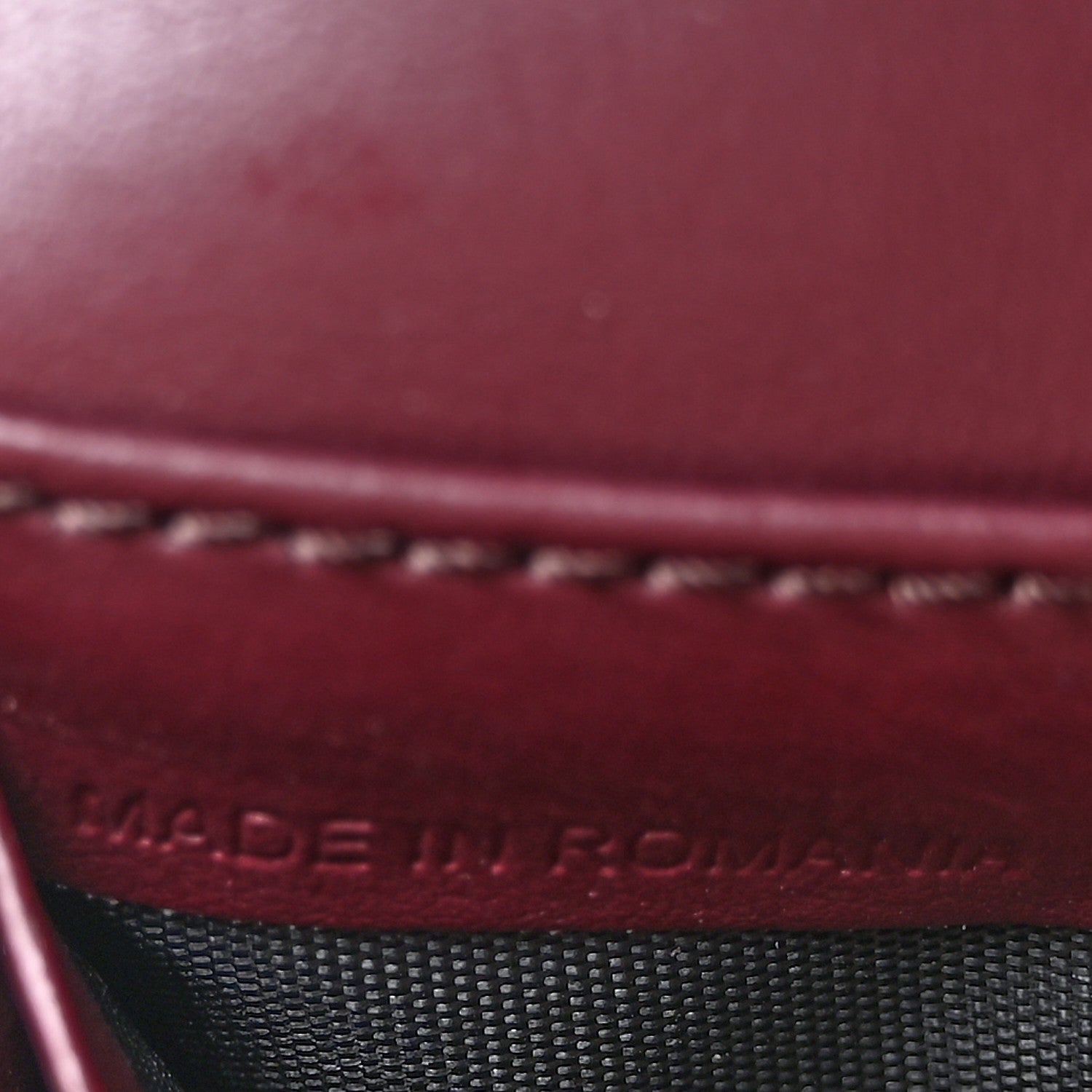 Burberry Grained Calfskin House Check Tartan Mix Hampshire Wallet On Chain Burgundy 9 of 12