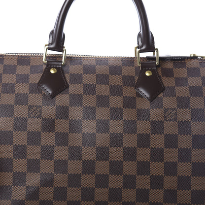 Louis Vuitton Damier Ebene Speedy 30 6 of 9
