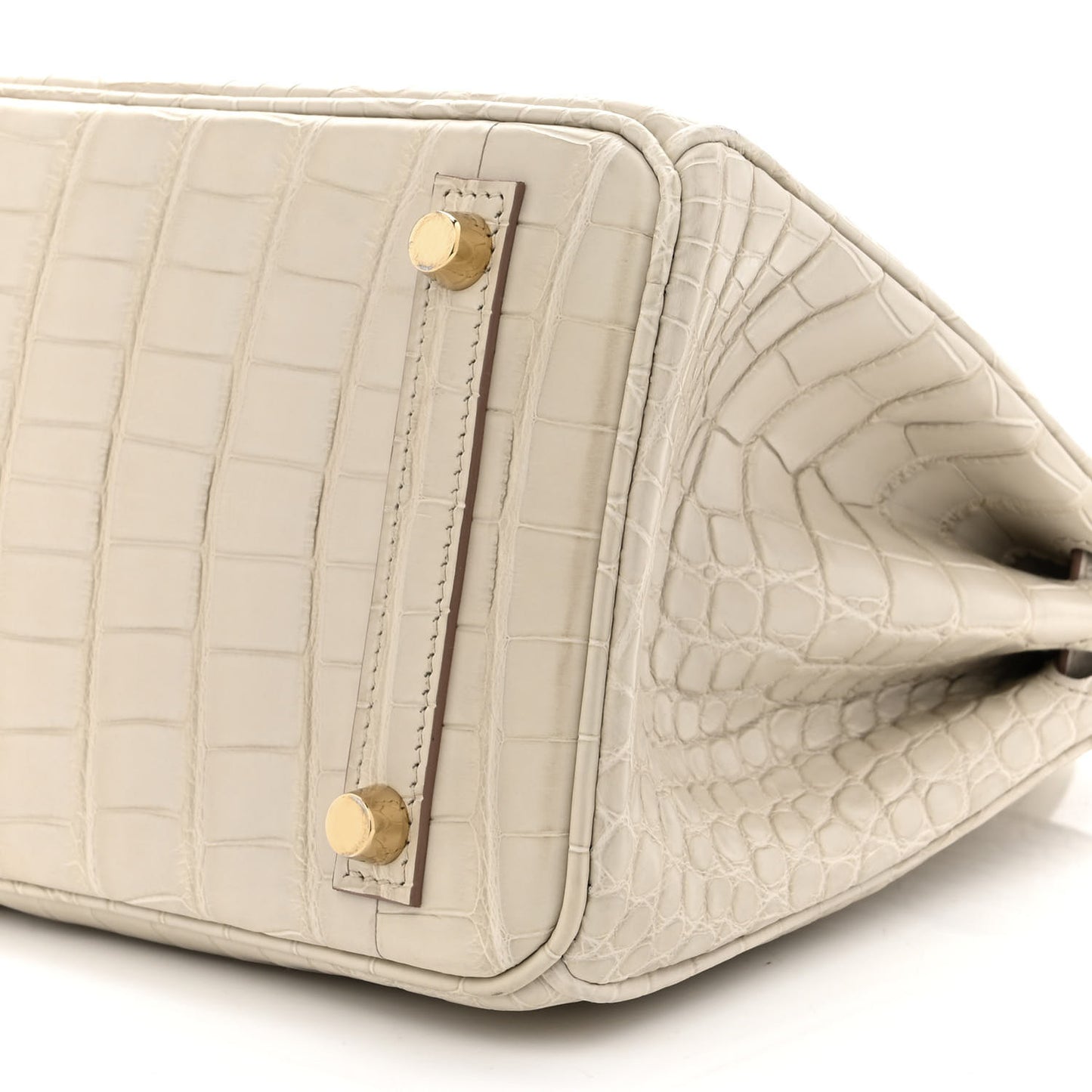 Matte Alligator Birkin 25 Beton