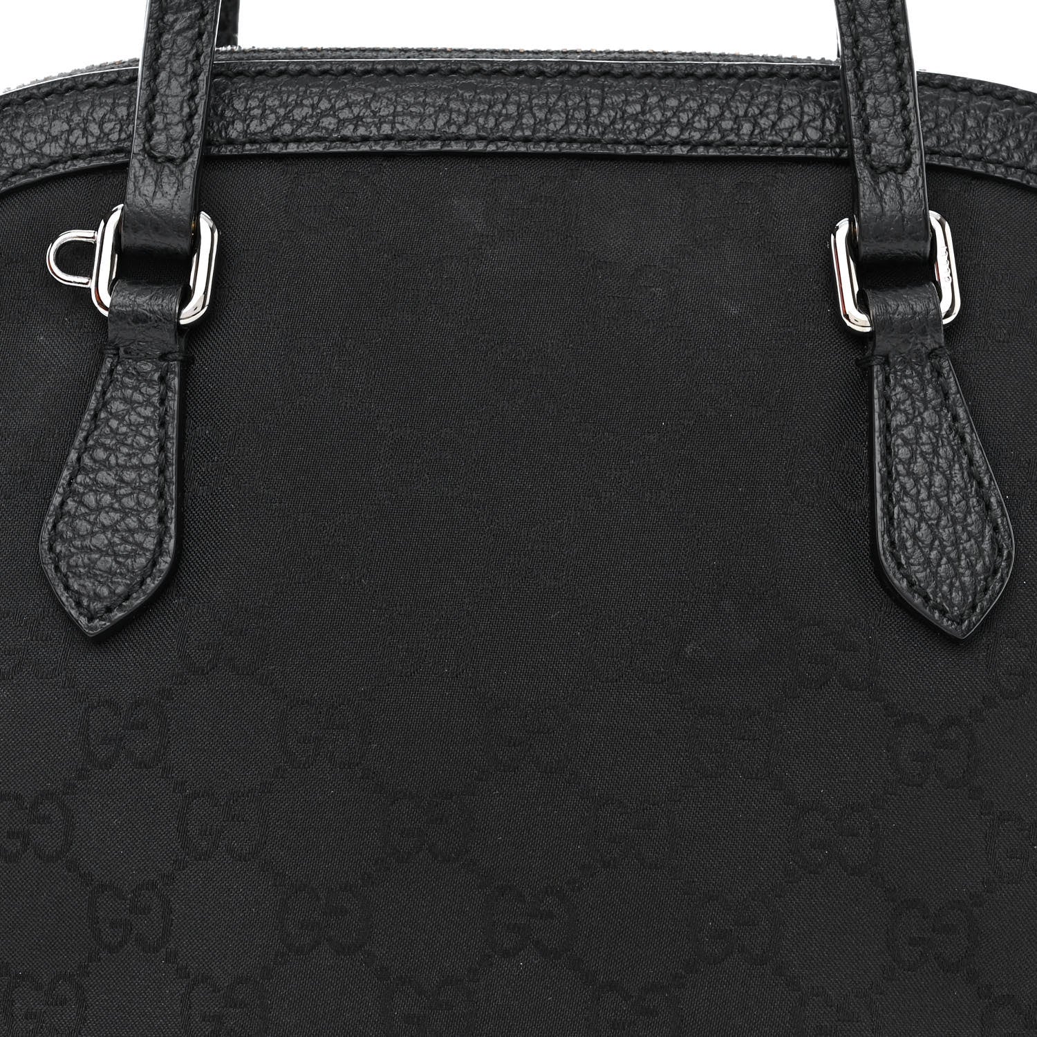 Gucci Monogram Dollar Calfskin Mini Dome Bag Black 8 of 10