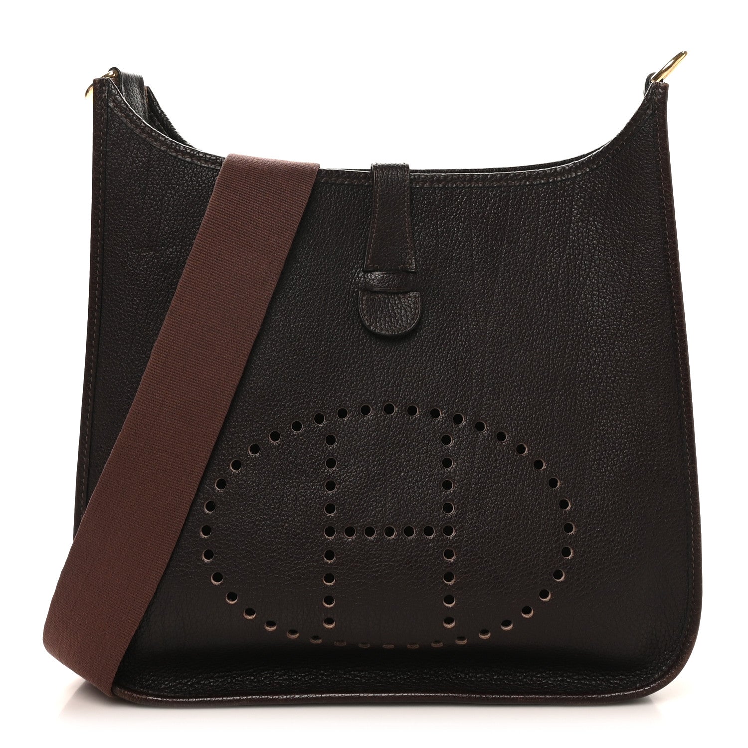 Hermes Fjord Evelyne GM Chocolate 1 of 10