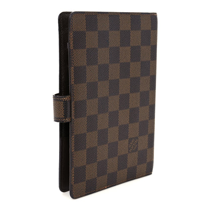 Louis Vuitton Damier Ebene Medium Ring Agenda Cover 5 of 16