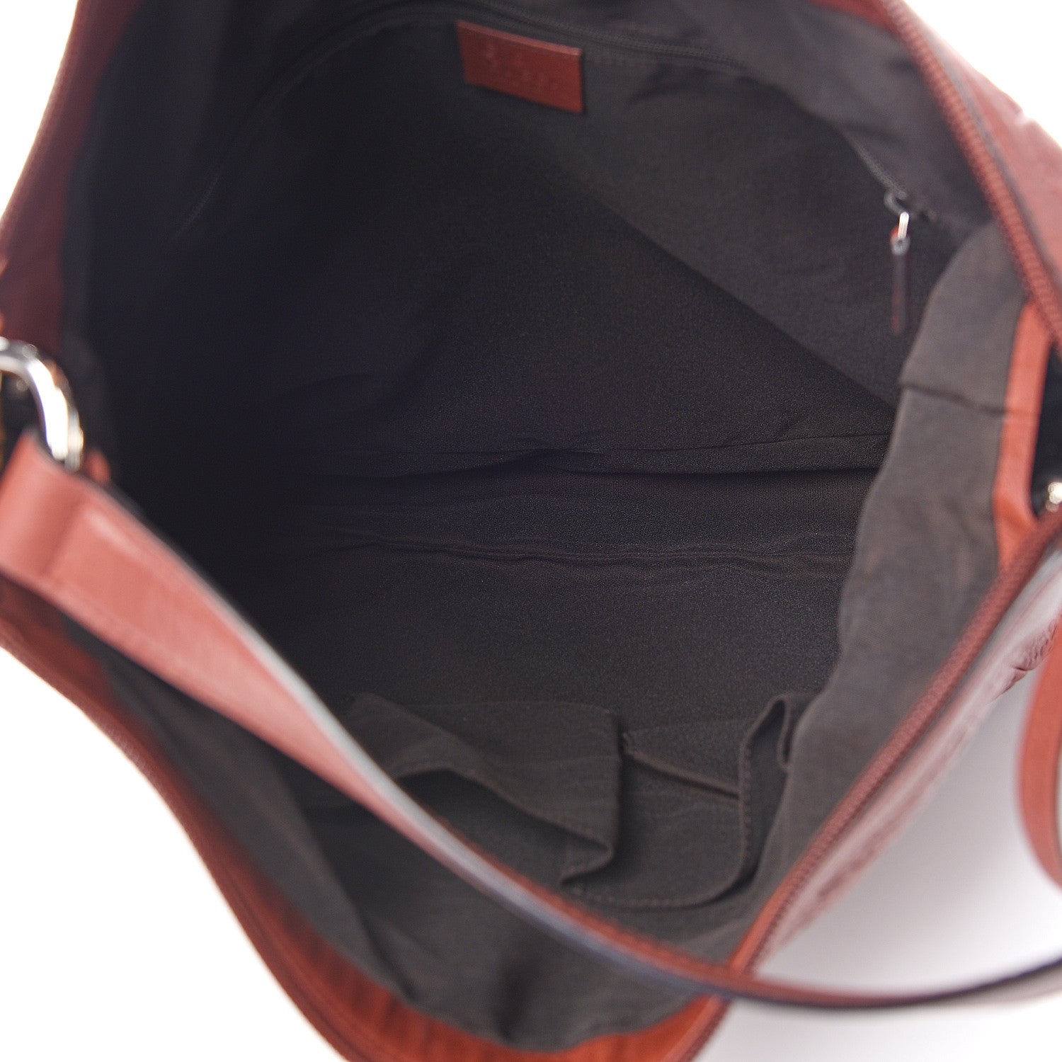 Gucci Guccissima Large Bamboo D-Ring Hobo Burgundy 4 of 9
