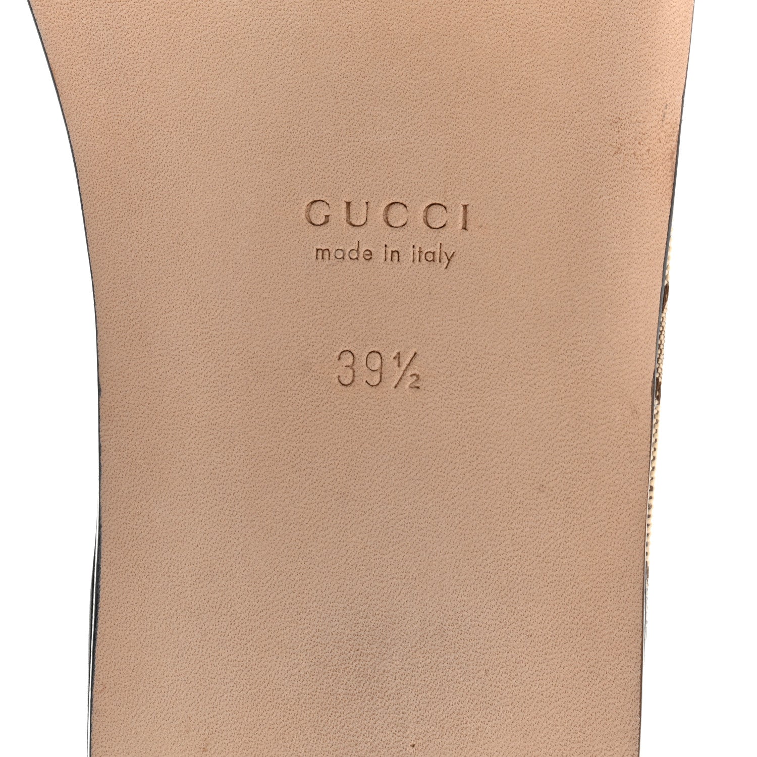 Gucci Monogram Horsebit Slide Sandals 39.5 Camel Ebony 8 of 11