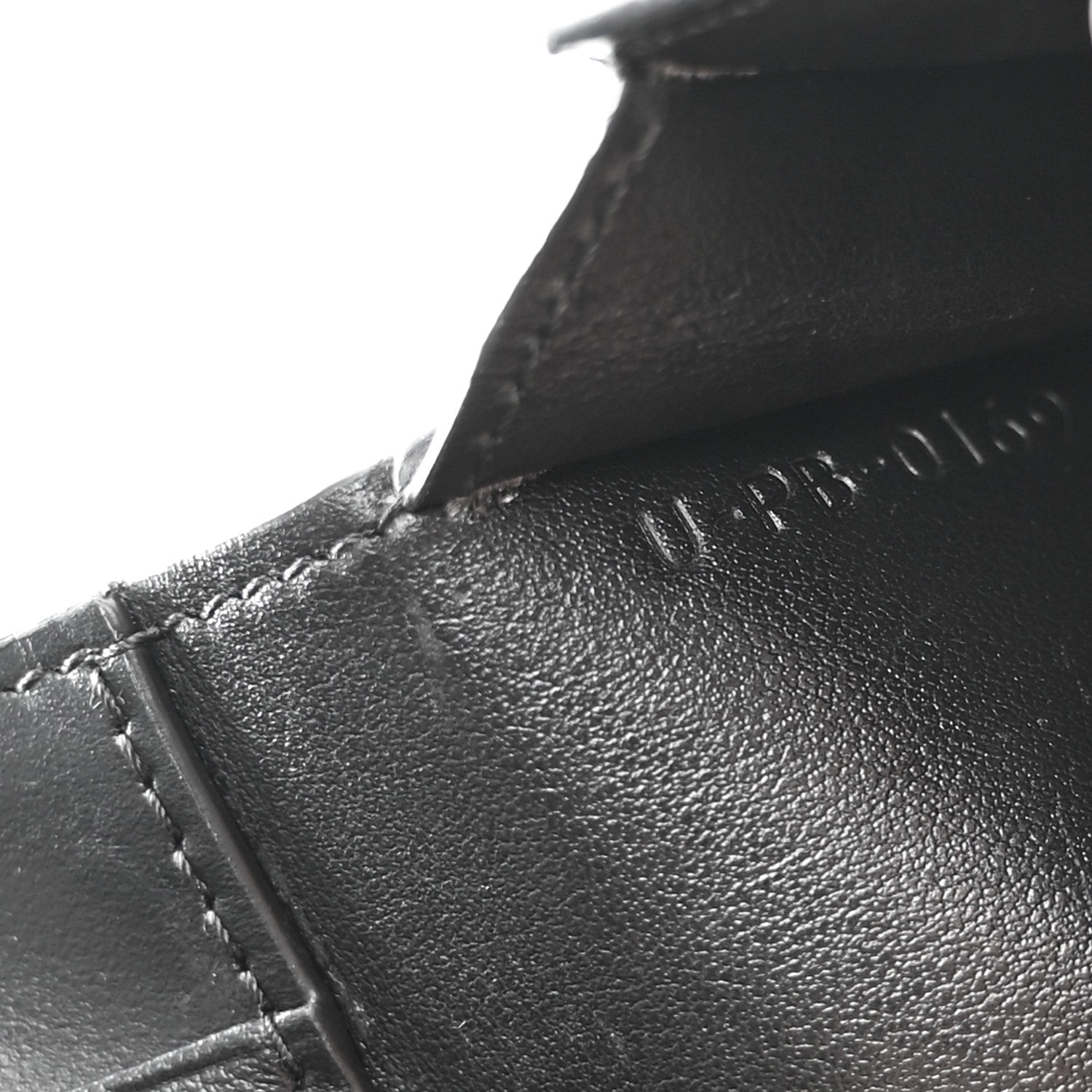 Celine Grained Calfskin Medium Multifunction Strap Wallet Black 7 of 9