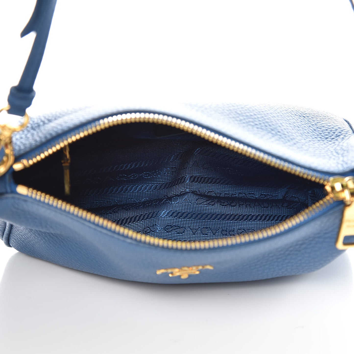 Vitello Daino Pochette Cobalto