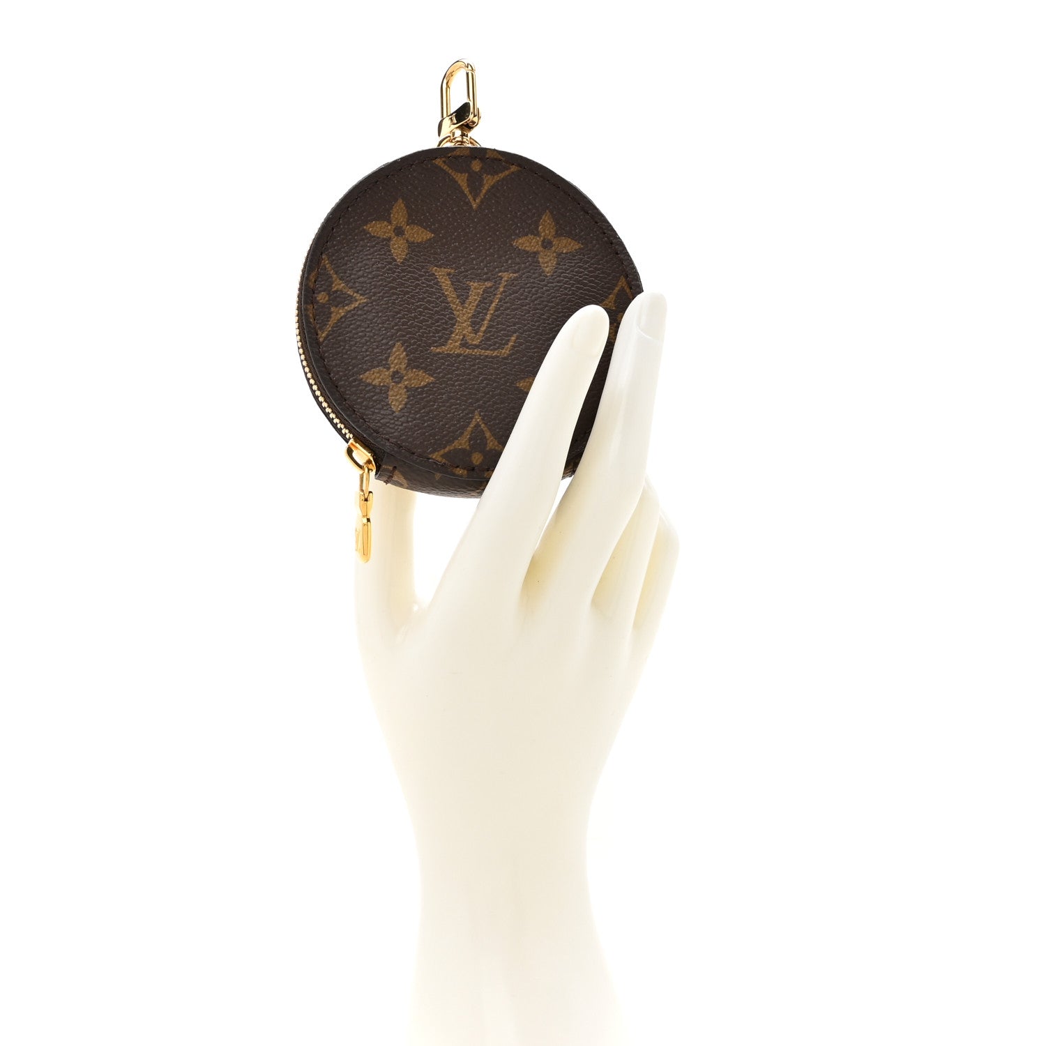 Louis Vuitton Monogram Multi Pochette Accessories Round Coin Purse 2 of 7