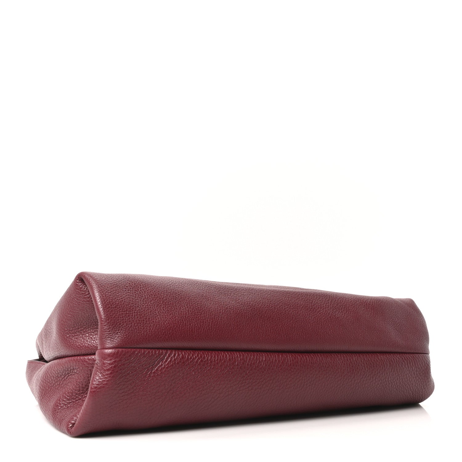 Gucci Grained Calfskin Softbit Maxi Shoulder Bag Rosso Ancora Red 8 of 10
