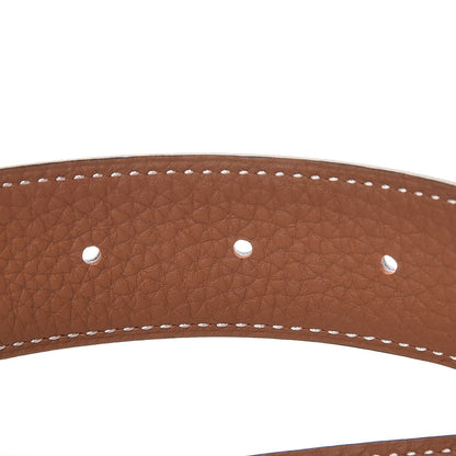 Hermes Box Togo 32mm H Belt 90 Black Gold 6 of 9