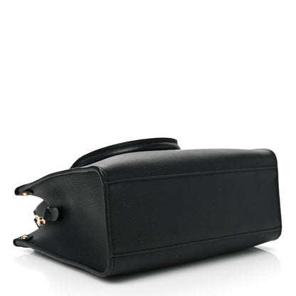Louis Vuitton Calfskin Lock & Go Tote Black 4 of 9