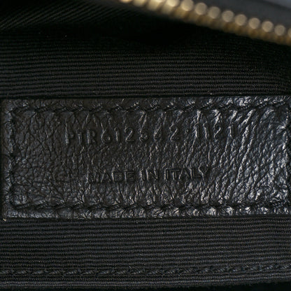 Saint Laurent Raffia Canvas Monogram Lou Camera Bag Beige Black 7 of 11