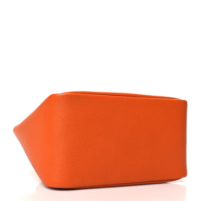 Prada Vitello Daino Soft Medium Dynamique Tote Papaya Caramello 4 of 9