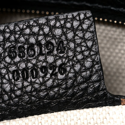 Gucci Pebbled Calfskin Large Soho Hobo Black 7 of 14