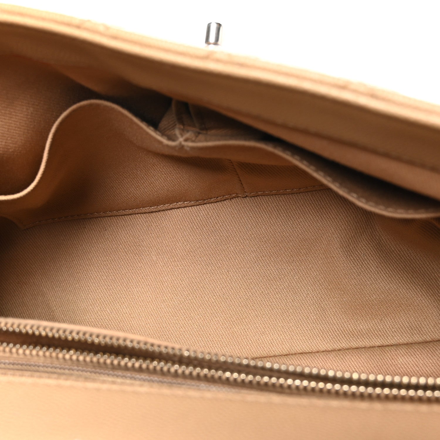 Chanel Caviar Lizard Embossed Quilted Small Coco Handle Flap Beige 5 of 16