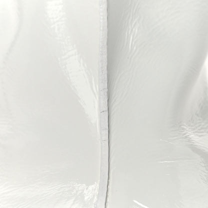 Chanel Shiny Crumpled Calfskin CC Cap Toe Short Boots 40.5 White 9 of 10