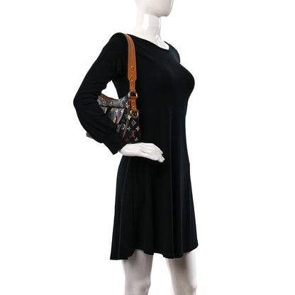 Louis Vuitton Monogram Multicolor Lodge PM Black 2 of 10