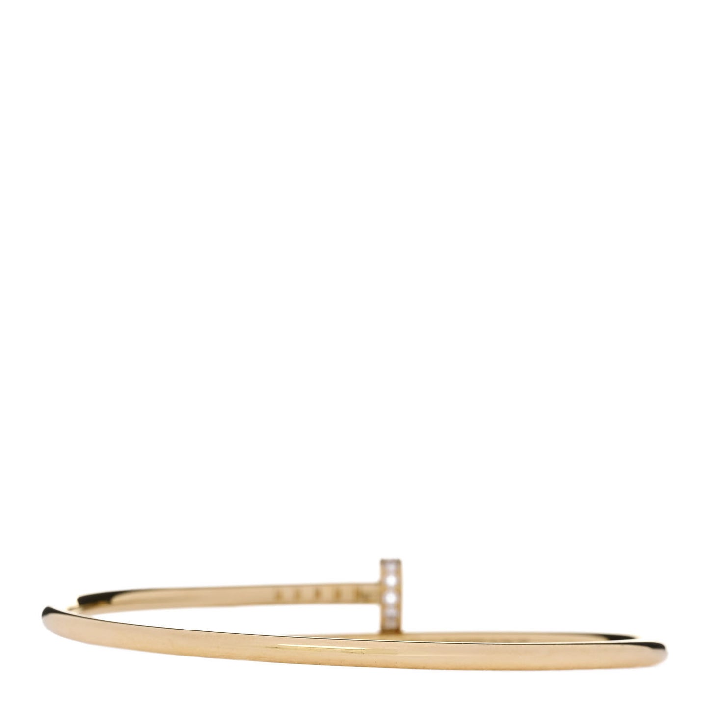 18K Yellow Gold Diamond Small Juste Un Clou Bracelet