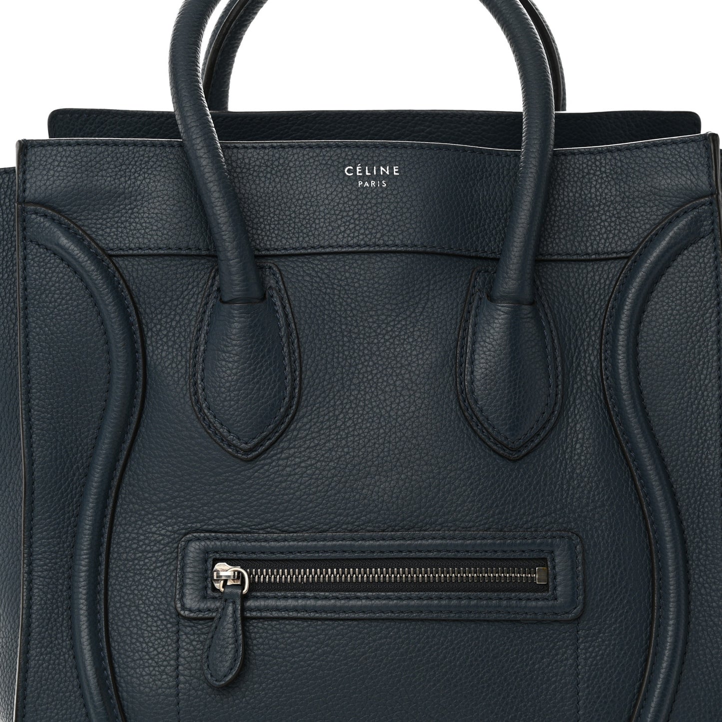 Drummed Calfskin Mini Luggage Orage