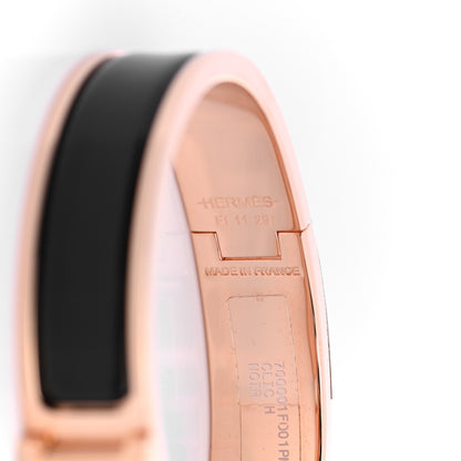 Hermes Enamel Narrow Clic Clac H Bracelet PM Black 4 of 4